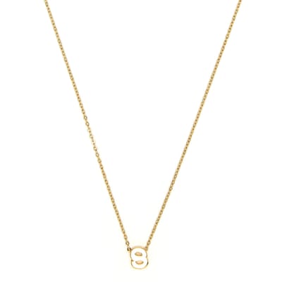 Luxenter Ketting met 18-karaats geelgouden afwerking - Alphabet