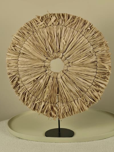 Raffia Decoratie op Standaard - Tess