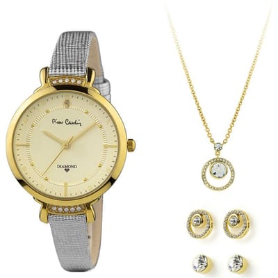 Pierre Cardin Gift Set Watch & Necklace & Earrings PCDX7927L6