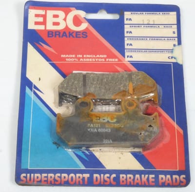 ebc-remblok voor motorfiets honda 350 cb sg sj 1986 tot 1990 avg / avd nieuw