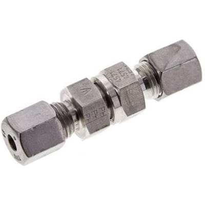 6S (M14x1.5) RVS Terugslagklep Snijring 1-400 bar ISO 8434-1