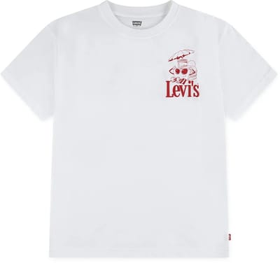 Levi´s ® Kids Burger Meal T-shirt Met Korte Mouwen Wit 2 Years Jongens