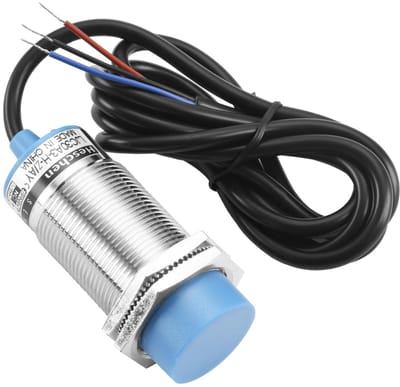 Dailygoody - Capacitive Proximity Sensor Switch - 10-30VDC - Perfect voor automatische toepassingen - Geel - Detector 1-15mm - Betrouwbaar en veelzijd