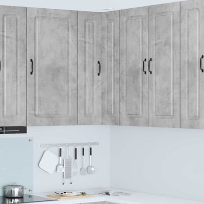 vidaXL - Vaatwasserpaneel - Kalmar - Beton - Grijs - 57 - x - 57 - x - 100 - cm