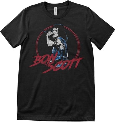 AC/DC Bon Scott Live Big Tall T-shirt PS-1-BSCT001-H94-9