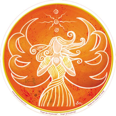 Raamsticker Angel of Creativity - 10.5