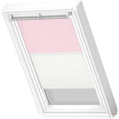 Velux Verduisterend Rolgordijn Dfd Pk10 4659swl - Manueel - Roze Sterren