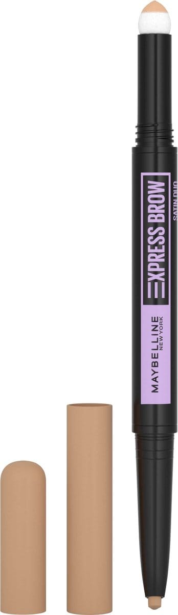 Maybelline New York - Express Brow Duo - 00 Light Blonde - Blond Wenkbrauwpotlood en Poeder