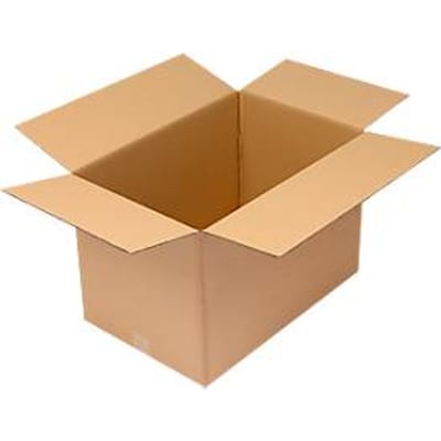 Vouwkarton 2-wand, golfkarton, bruin, geoptimaliseerd voor Euro pallet afmetingen, 590 x 390 mm