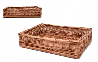 Merkloos Mand voor Bakkerij & Opslag - 60x40x10cm