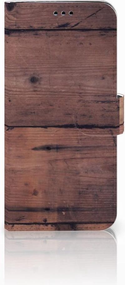 Samsung Galaxy S9 Plus Book Style Case Old Wood