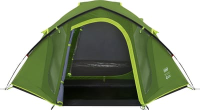 Coleman Darwin 4 Plus Blackout familietent – 4 persoons tent – verduisterende tent – waterdicht - groen