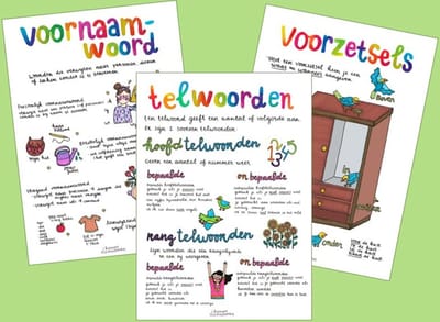 A3 poster - Voordeelset Taal (Deel 2) (3 posters)