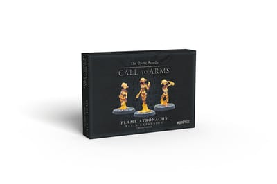 The Elder Scrolls: Call To Arms - Flame Atronachs - Miniature Game - Ongeschilderd