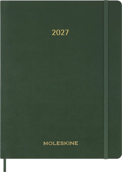 Moleskine 15 Maanden Agenda - 2027 - Essential Planner - Wekelijks - Verticaal - XXL - Mirthe Groen