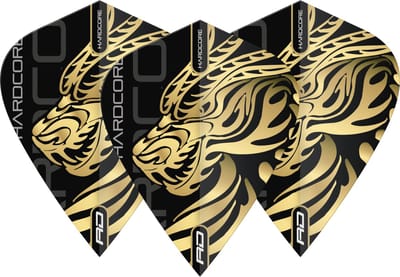 Red Dragon Jonny Clayton Hardcore Dragon Gold Kite - Dart Flights