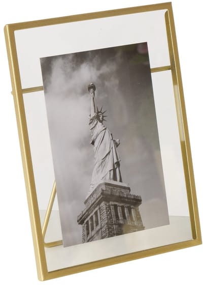 Boltze - Fotolijst - Saga - Goudkleurig - Metaal -Glas - Voor foto's 10cm x 15cm