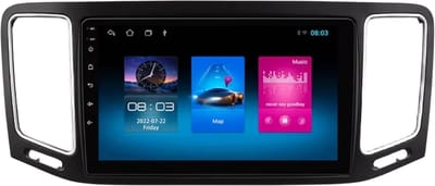 Autoradio met bluetooth - Carplay - Voor Volkswagen VW Sharan 7N (7N1/ 7N2) & Seat Alhambra II (2010-2021) - Geschikt voor Apple en Android - Stereo - Navigatie - Navigatiesysteem auto - 1GB 16GB
