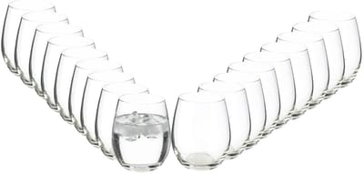 Secret Houseware Tumbler drinkglazen Orion - 18x stuks - 350 ml - Waterglazen - Sapglazen