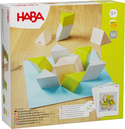 Haba bouwstenen prisma creatief speelgoed voor kinderen vanaf 5 jaar.