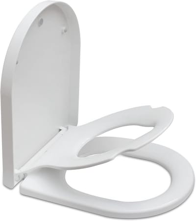 Comfortabel Toiletzitting met Geïntegreerd Kinderzitje, Zacht en Hygiënisch Ontwerp
