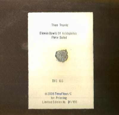 Theo Travis Feat. Daevid Allen & Didier Malherbe - Eleven Bowls Of Acidophilus Flute Salad (LP) (Coloured Vinyl)