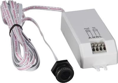 Perel Korteafstandssensor, PIR, 6 cm detectiebereik, 160° detectiehoek, IP20, gebruik binnenshuis, wit