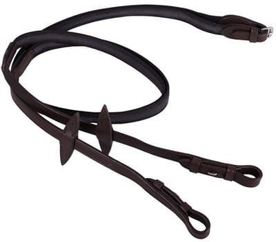 Qhp Teugel antislip Brown - Pony | Teugels paard