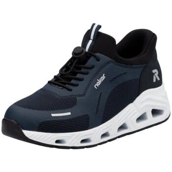 Rieker Dames Sneaker Low Sneakers Vegan Ready2GO N5257-14 Blauw