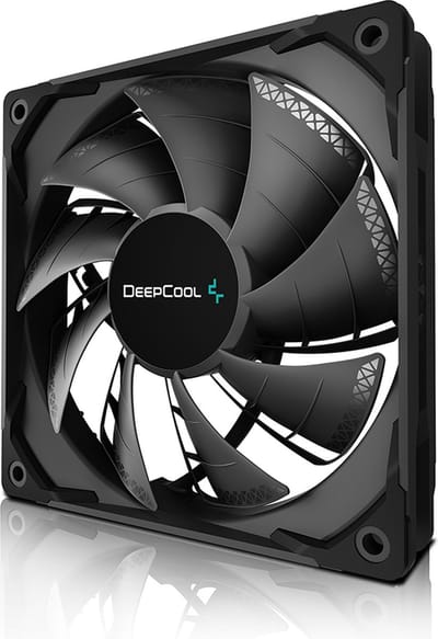 DeepCool TF120S 120mm High Performance PWM Fan, Hydro Bearing, High Airflow, High Static Pressure, Low Noise, L.S.P Cable