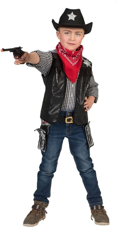 Cowboy vestje voor jongens