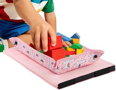 Vliegtuig Tafelhoes - Reis Dienblad Organizer - Hygiënisch Reizen - Multifunctioneel Opvouwbaar - 44 x 30 cm - Alpaca