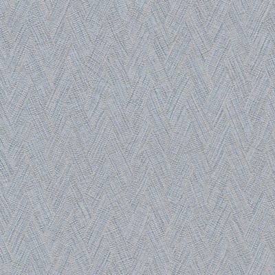 Structuur behang Profhome 790925-GU vliesbehang gestructureerd met een gestreept patroon mat blauw taupe duifblauw beigebruin 5,33 m2