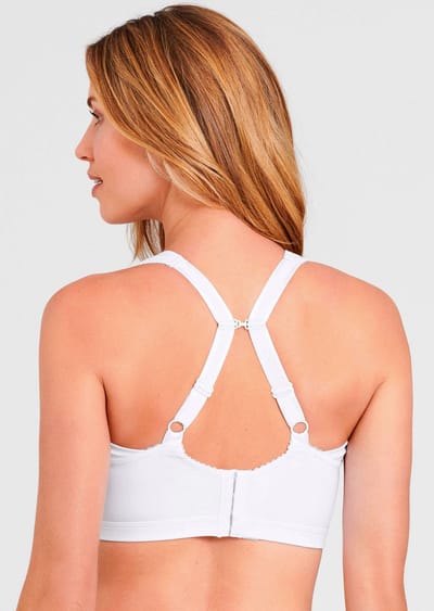 Shirtbeha zonder beugels, met 2 verschillende draagvarianten - wit - Gr. 85 B van Goldner Fashion