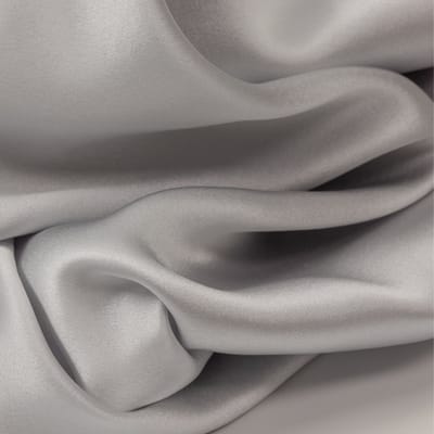 4x Zijden Kussensloop 50x60cm Licht Grijs Hotelsluiting 19 Momme - Kussensloop set - Luxe Silk Kussensloop 100% moerbei zijde - Zijde kussensloop - Silk Heaven - 50x60cm / Hotelsluiting