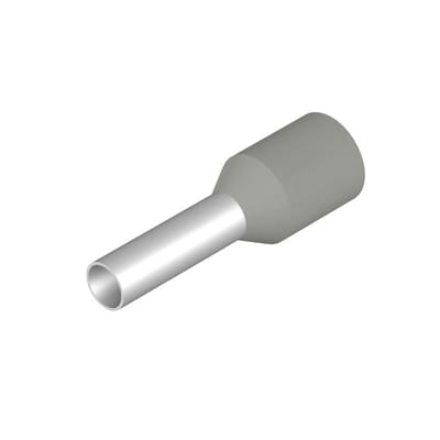 Weidmüller 9021240000 Adereindhulzen 2.5 mm² Deels geïsoleerd Grijs 500 stuk(s)