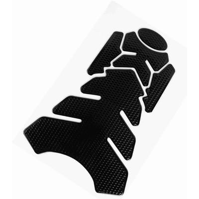 3D Motorfiets Benzine Olie Brandstoftank Sticker Pad Beschermer Decoratie Geschikt voor YamahaZwart Black decals black