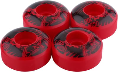 Longboard Cruiser Wielen - PU Skateboard Wielen - Buiten Skaten - Zeer Veerkrachtig - 52 x 30 mm - Rood