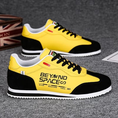 Schoenen voor Heren Ademend Vetersluiting Forrest Gump Plat Instappers Vrijetijdssneakers Man Zomer Wandelen Casual Zonder Leer 43 black
