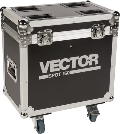lightmaXX TOUR CASE - 2x VECTOR SPOT 150 - Voor moving heads