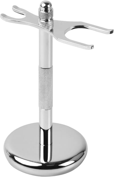 Dailygoods- Scheerborstelhouder Duurzaam - Metalen Stand - Antiroest - Draagbaar - Ruimtebesparend - Grootte 15×7cm - Scheermes Standaard