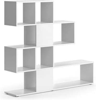 Vicco Hylda Kamerverdeler – 124.4 x 113 cm met 4 vouwboxen Wit