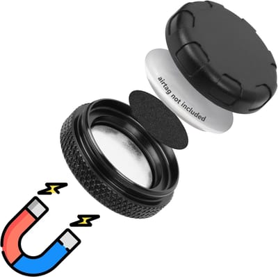 Magnetische AirTag fietsbevestiging, IPX6 waterdichte Airtag-houder, verborgen schokbestendige Air Tag-houder, accessoires compatibel met Apple Air Tag-apparaten, voor fietsen, motorfietsen,