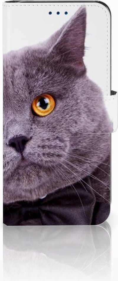Samsung Galaxy S8 Telefoonhoesje met Pasjes Kat