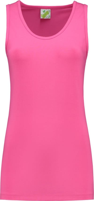 Lemon & Soda tanktop voor dames in de maar M in de kleur fuchsia.