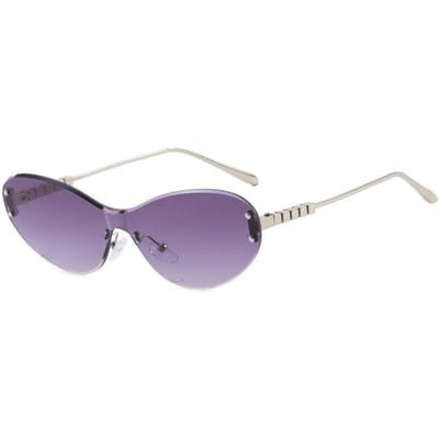 Vintage Kattenoog Zonnebril Dames Retro Randloos Ovaal Zonnebrillen Snoepkleuren Oogkleding Designer Merk Oculos De Sol