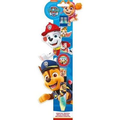 Paw Patrol - Digitaal Horloge - Rood en Blauw - Kinderen