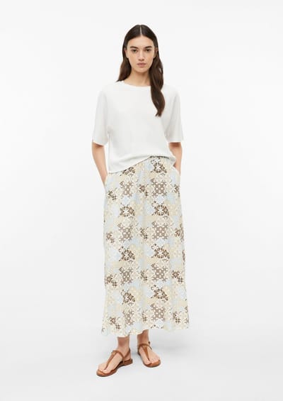 s.Oliver - female - Jersey rok met elastische tailleband en steekzakken