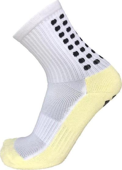 Scoby - Sportsokken met Grip - Gripsokken - Anti-slip Sokken - Ondersteunend - Sportsokken - Support Socks - Maat 39/45 - Wit
