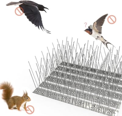 Duivenafweer Spikes 4 Meter - Roestvrij Stalen Vogelafweer voor Balkons en Daktuinen
